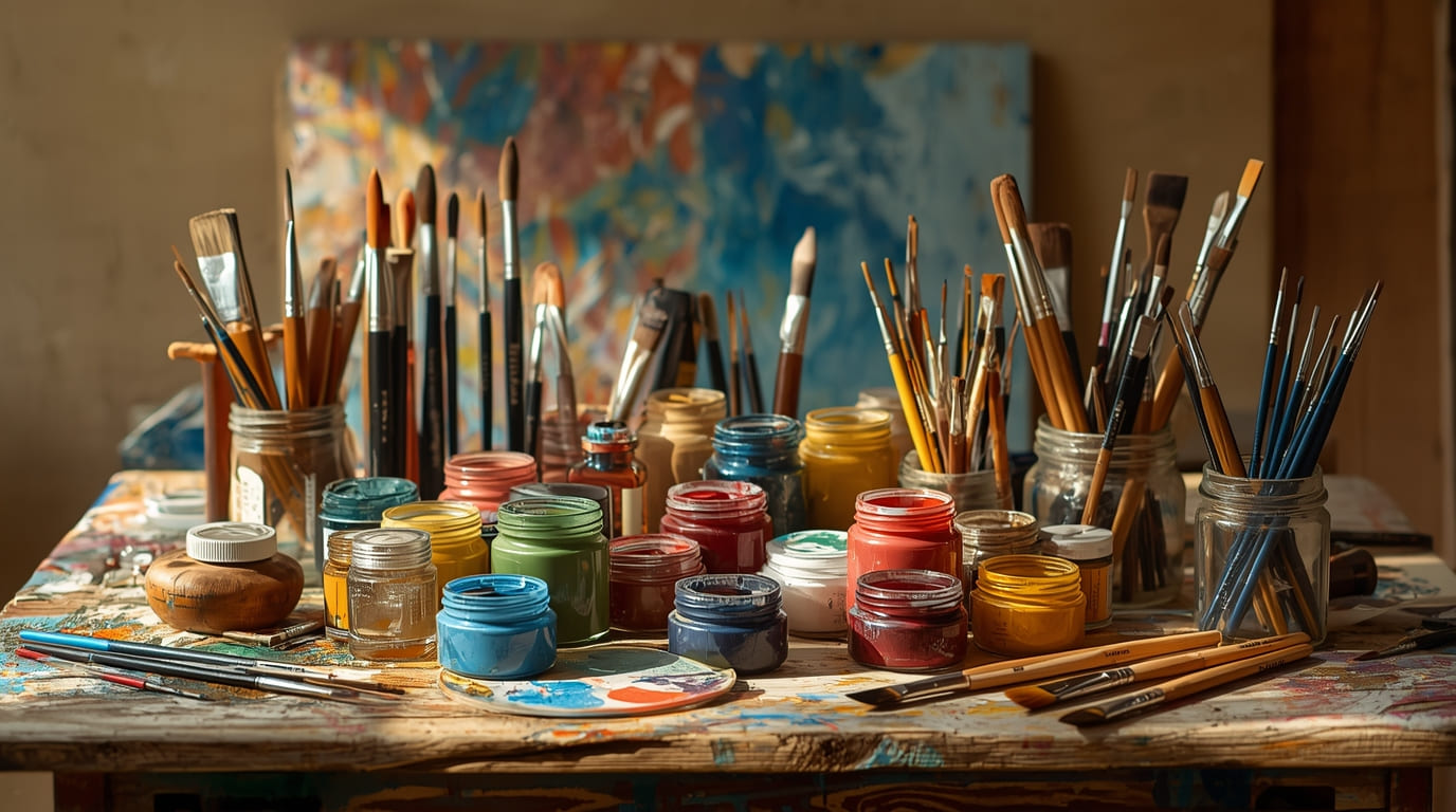 Färger och Penslar från Vlexklixjlox