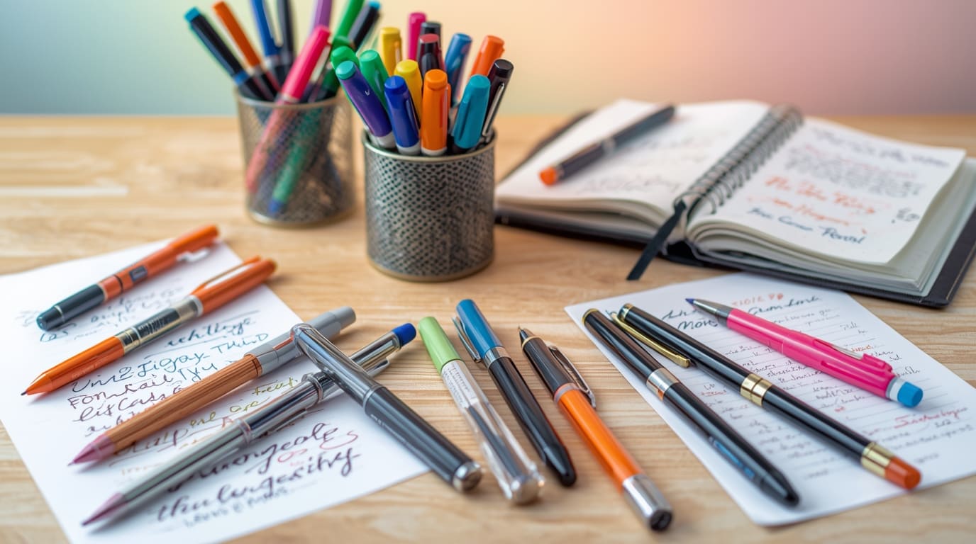 Pennor och Markörer från Vlexklixjlox