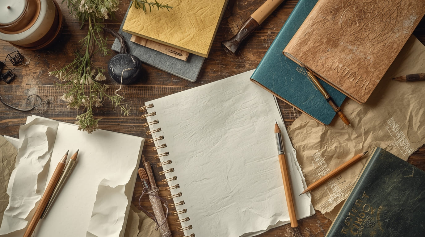 Skissböcker och Papper från Vlexklixjlox